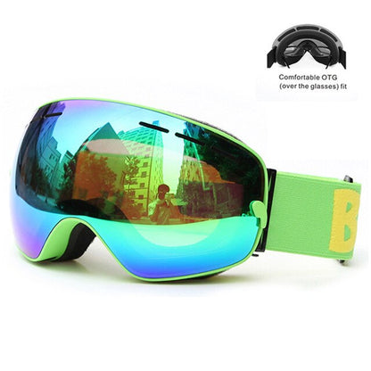 Winter Ski Goggles Double Layers Outdoor UV Protection Anti-fog Big Ski Mask Glasses Skiing Men Women Snow Snowboard Goggles