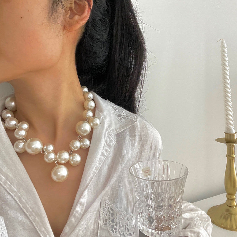 Jewelery - Jewelery Clavicle Chain pearl necklace