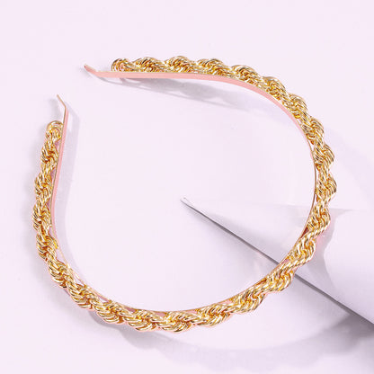 Accessiores - Trendy headband in gold look