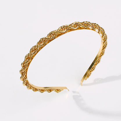 Accessiores - Trendy headband in gold look