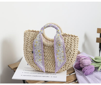 Accessoires - Handtasche Purple Straw